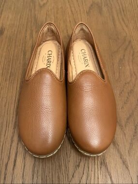 CHARIX Camel Slip-On Shoes Size 38